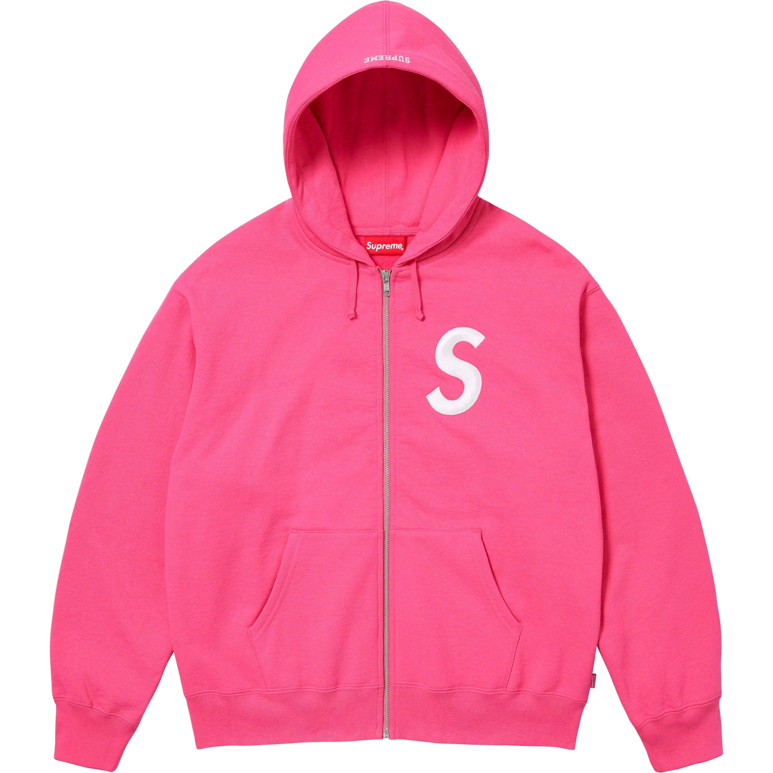 S Logo Zip Up Hooded Sweatshirt view 18